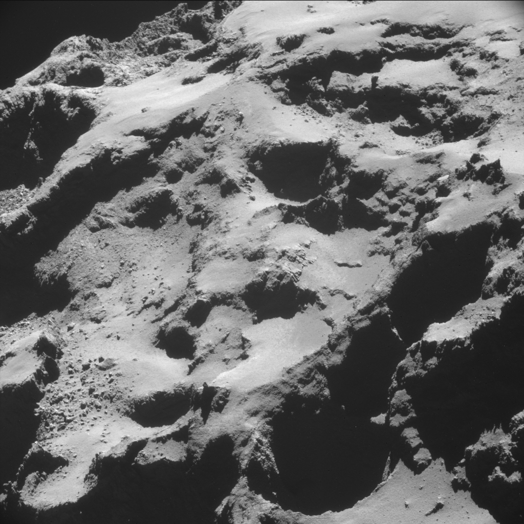 67P Churyumov-Gerasimenko, Photo: ESA, Rosetta, NAVCAM