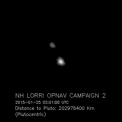 Pluto and Charon from a LONG way away. Photo: NASA/JHU APL/SwRI