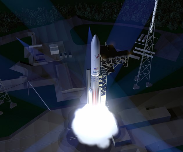 Artist's rendition of the new ULA rocket; Photo: <a href="http://www.ulalaunch.com/file-library.aspx?launchEventID=236">ULA</a>