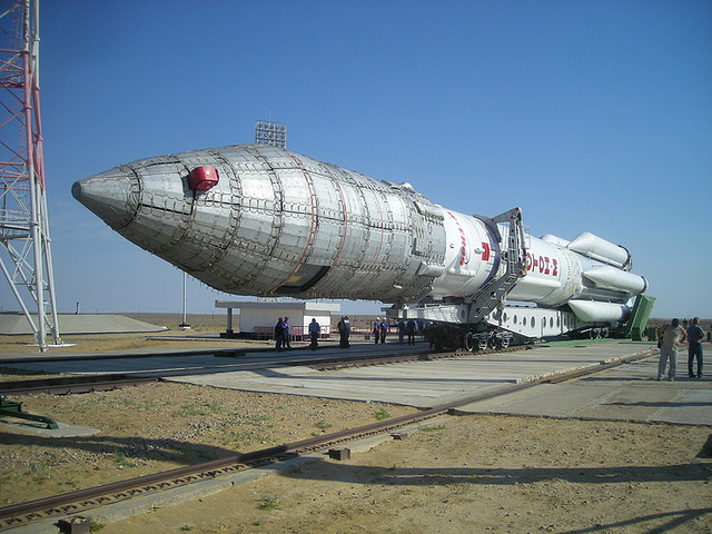 A Proton-M in 2008. Photo: Flickr user Alex Lane, CC BY 2.0