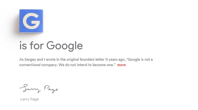 Sergey Brin knows how to make an announcement; Photo: Google/Alphabet
