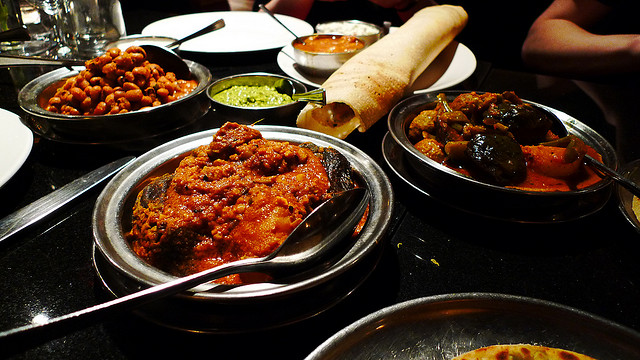A Selection of Tasty, Tasty-Looking Vegetarian Curries | Photo: Ewan Munro, CC BY-SA 2.0